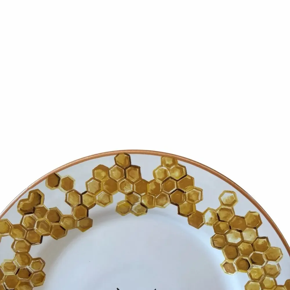 NEW MacKenzie-Childs Queen Bee Dinner Plate 11in Stoneware